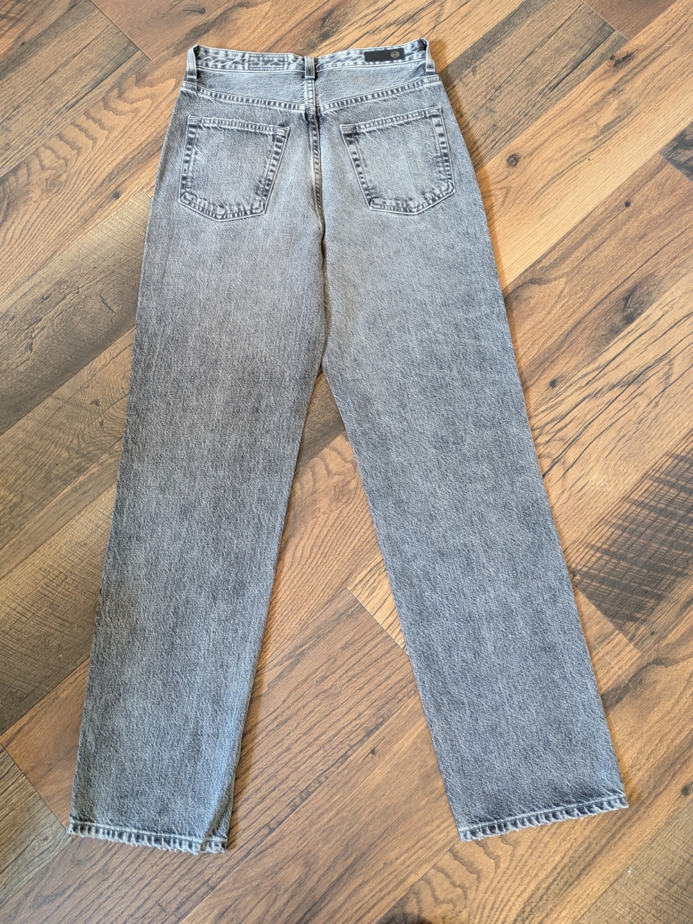 AG Adriano Goldschmied Clove 26 Relaxed Vintage Straight Jeans Grey Acid NWOT - Picture 2 of 8